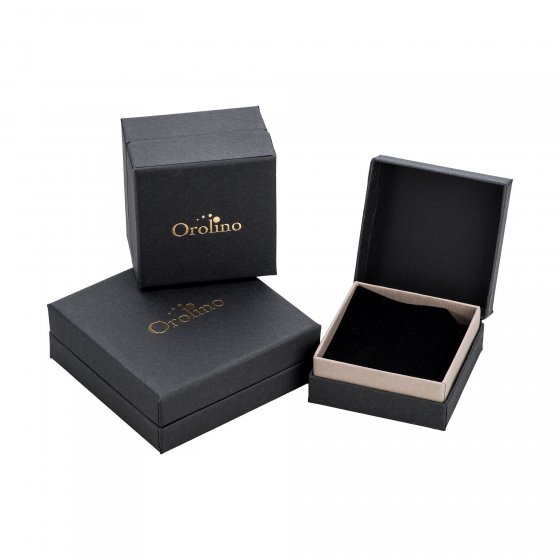 Ohrstecker 585/- Gelbgold glanz 2 Brill. 0,10ct. braun 