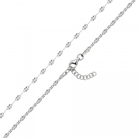 Collier 925 Silber rhodiniert 