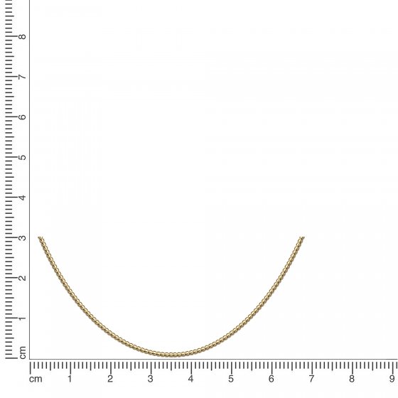 Collier 375 Gelbgold 