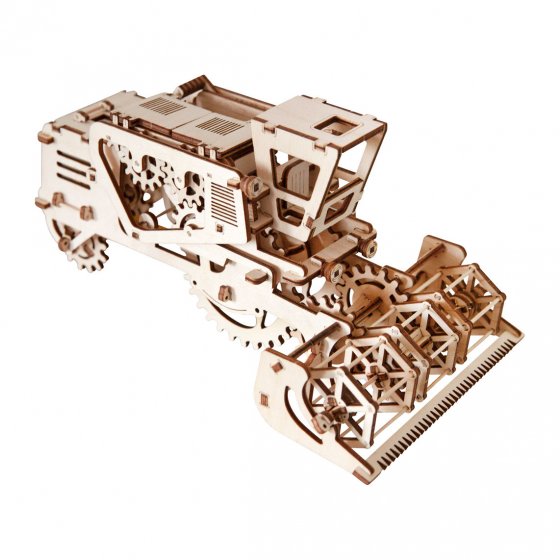 Holzmodell Mähdrescher