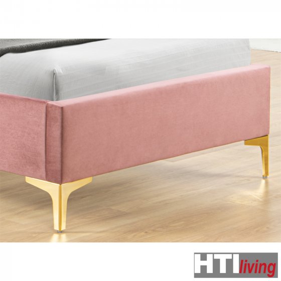 Bett 90 x 200 cm Yoris Pink