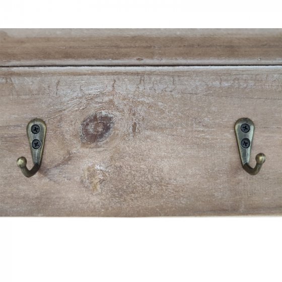 Dekofenster mit Spiegel Braun 