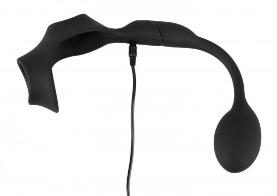 Analplug mit Hoden-/Penisring Cock Ring with RC Butt Plug 