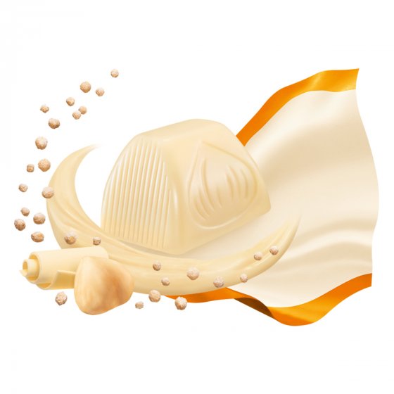 Ferrero Küsschen White Crispy mit weißer Schokolade und Crisp 172g 