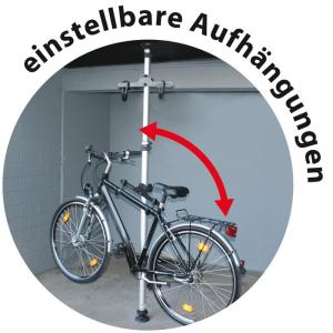 Teleskop-Fahrradhalterung 