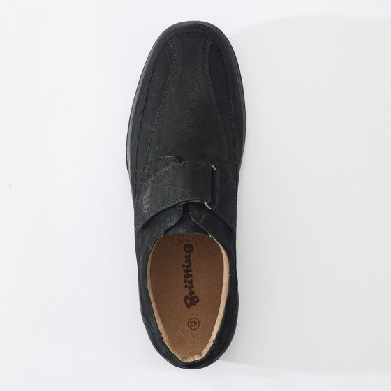 Komfort. Klettslipper, schwarz 40 | Schwarz