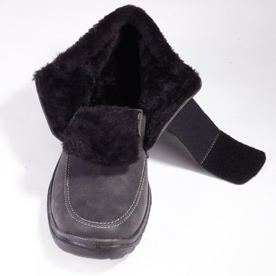 Klettstiefel m. Warmfutter,ant 45 | Anthrazit