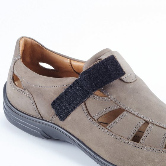 Aircomfort Klettsandale, taupe 47 | Taupe