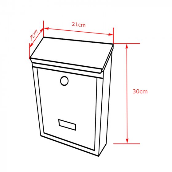 Briefkasten Amin Weiß 