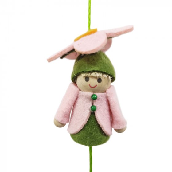 Dekogirlande Blumenkinder