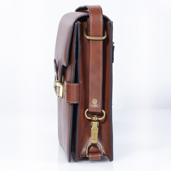 Rindsleder-Herrentasche mit RFID 