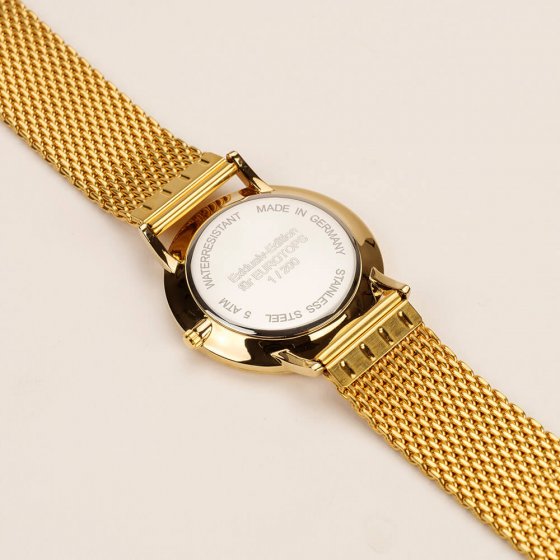 Vergoldete Herrenuhr „Green Baron II”