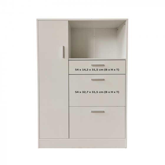 Küchenschrank Weiß Blanca L