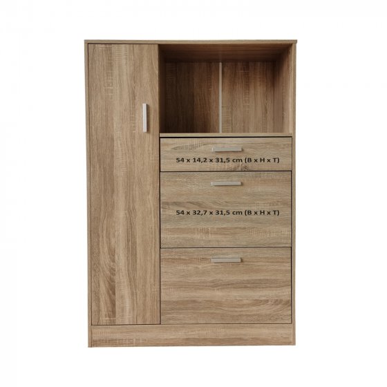 Küchenschrank Sonoma Blanca L