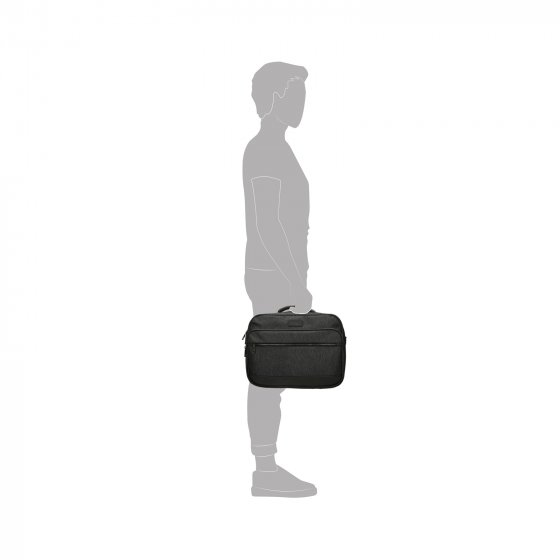 Umhängetasche Reportertasche Schwarz