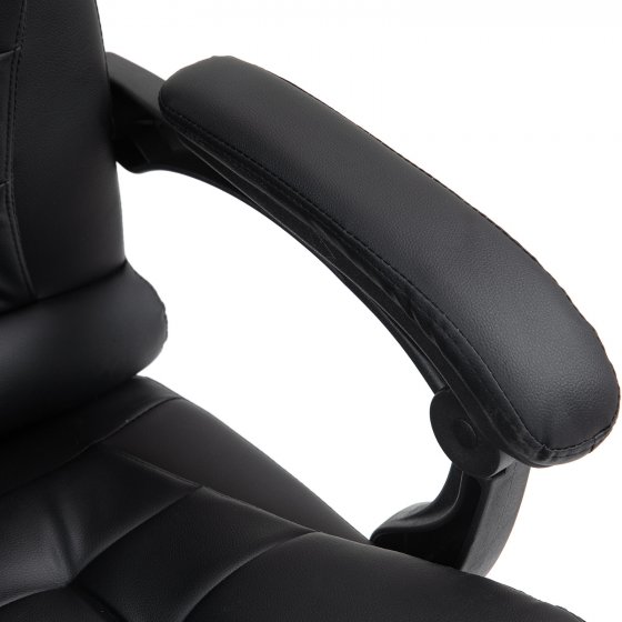 Bürostuhl mit Fußstütze und Massagefunktion 