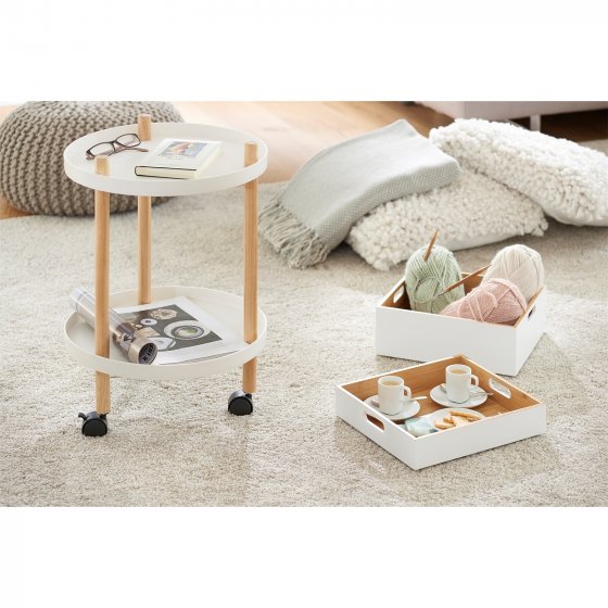 Aufbewahrungskiste Weiß 30 x 27 x 10,5 cm 