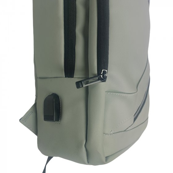 Moderner Laptop-Rucksack 13 Liter mit Kabeldurchführung und Laptopfach 