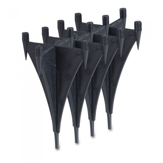 Edelstahl-Bodenstrahler 4er-Set