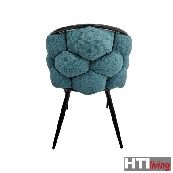 Stuhl Alsen Schwarz Petrol 