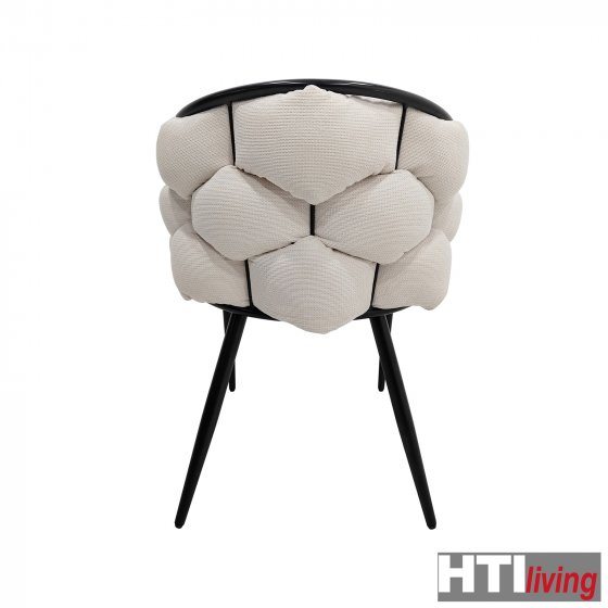 Stuhl Alsen Schwarz Beige 