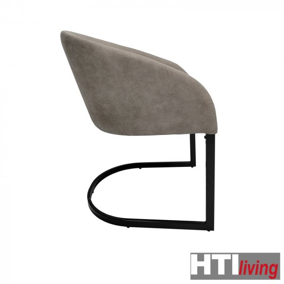 Stuhl Vemal Grau 2er-Set 