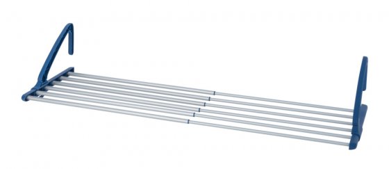 Teleskop Balkonwäschetrockner Alu, aus rostfreiem Aluminium 
