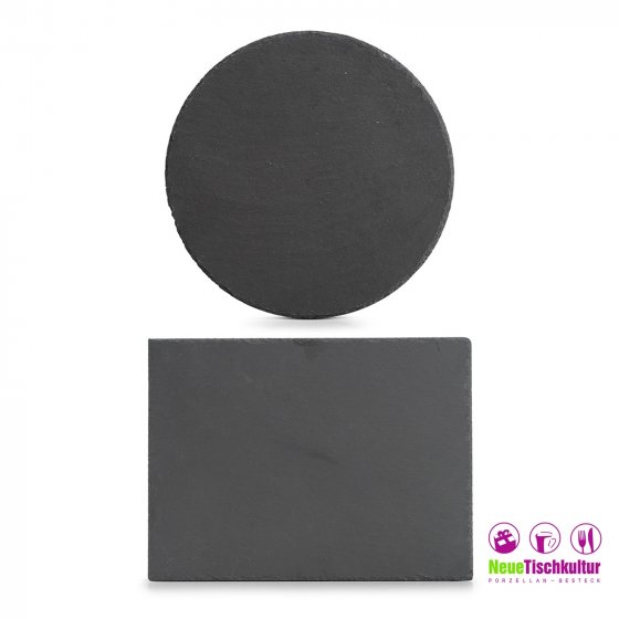 Servierplatte, rechteckig Schiefer 