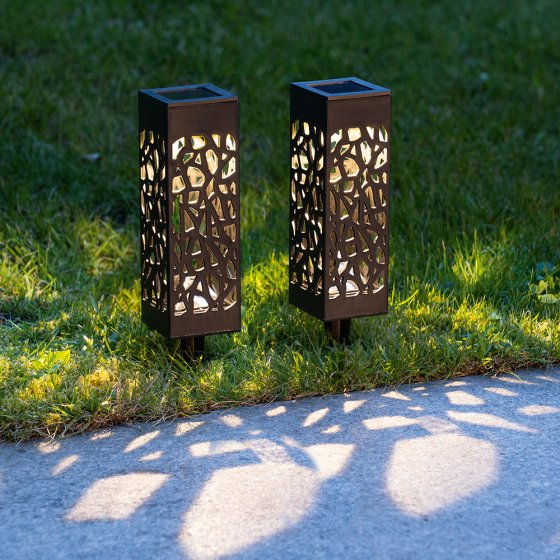 SOLARLEUCHTE „LUMIERE“ IM 2ER-SET