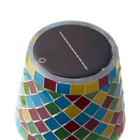 Solar-Mosaik-Tischleuchte 