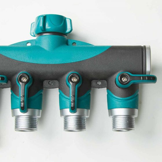 Wasserhahn-Verteiler 4-fach