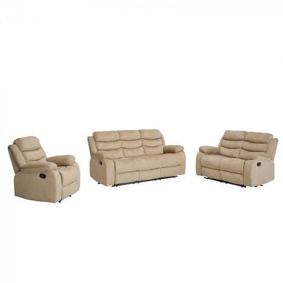 Sofagarnitur Mokka Kirwall