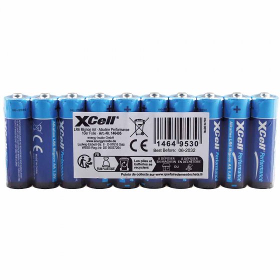 Mignon-Batterien 100er-Pack AA