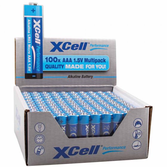 Micro-Batterien 100er Pack AAA 