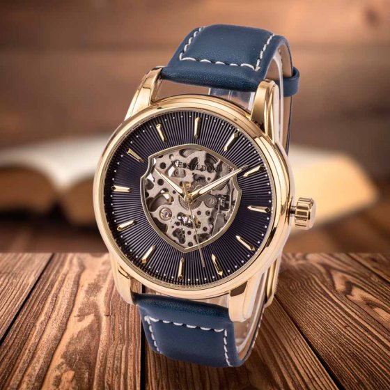 Herren-Armbanduhr Wesseldon „Squelette Automatic” 
