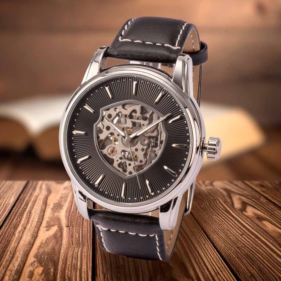 Herren-Armbanduhr Wesseldon „Squelette Automatic“ 