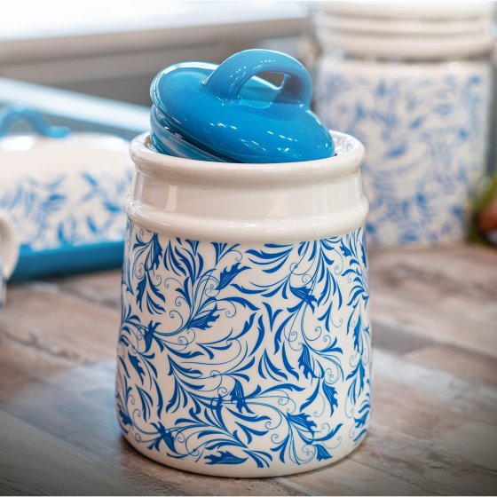 Lebensmitteldose im Landhausstil 11 x 16 cm Ornament 