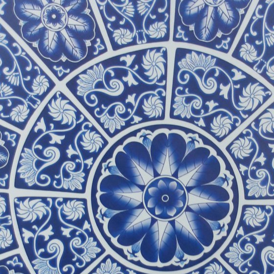 Tisch und 2 Stühle Marocco Blau 