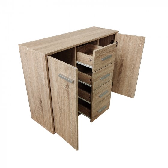 Sideboard Nina mit 4 Schubladen Sonoma 
