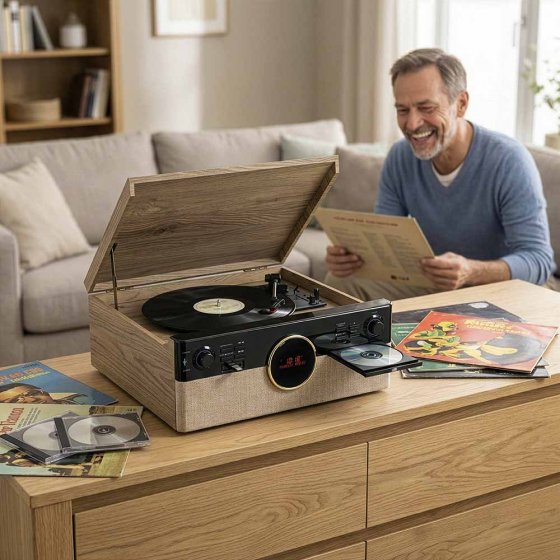 DAB+-Retro-Musiksystem 