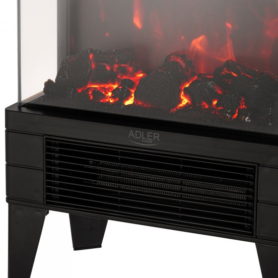 Elektro-Kamin mit Heizung
