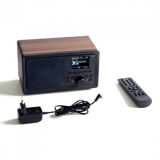 Retro-DAB+-Radio in Holzoptik 