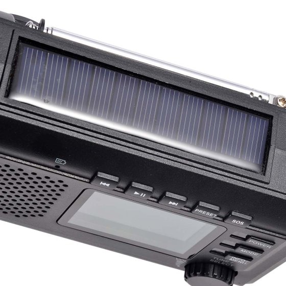 DAB+-Kurbel-und Solarradio mit Farbdisplay 
