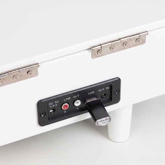 Plattenspieler in Klavieroptik 