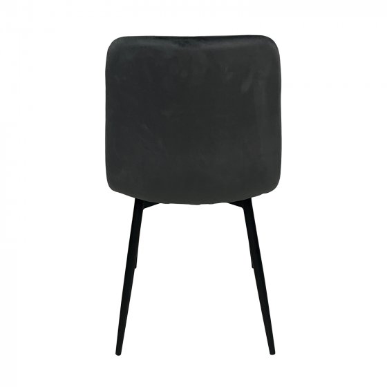 Stuhl Mesa Eco 4er-Set Velvet Grau