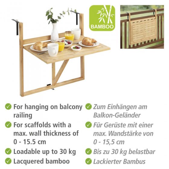 Balkon-Klapptisch 