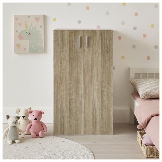 Kommode mit 3 Regalfächern Nina Sonoma 