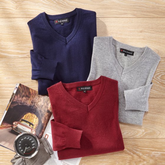 Pullover mit V-Ausschnitt 