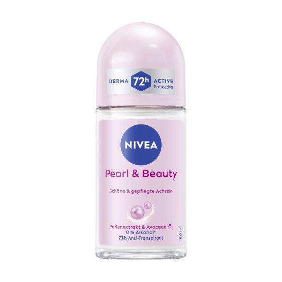Nivea Deo Pearl Beauty RollOn 72h AntiTranspirantschutz 50ml 6er Pack 