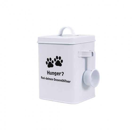 Vorratsdose Tierfutter mit Dosierlöffel Landhaus 